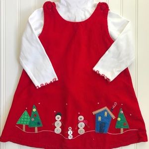 Holiday Corduroy Jumper Set